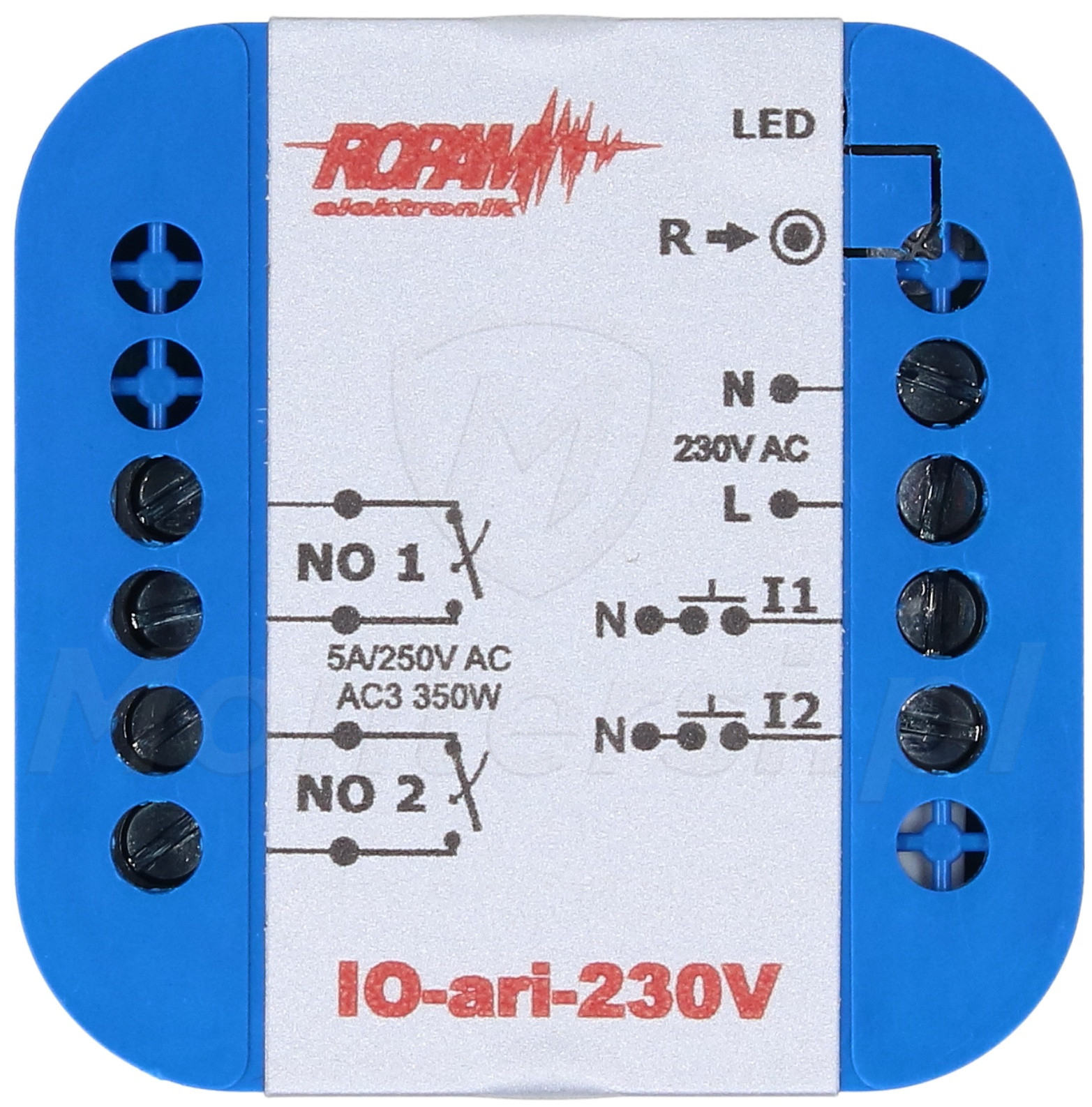 IO-ari-230 - Bezprzewodowy dwukanałowy sterownik 230 V