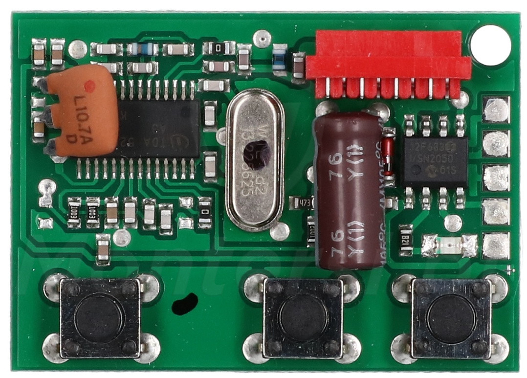 AF43SP - Odbiornik radiowy 433.92 MHz (do pilotów z czerwoną diodą) AF43SP - Odbiornik radiowy 433.92 MHz (do pilotów z czerwoną diodą)