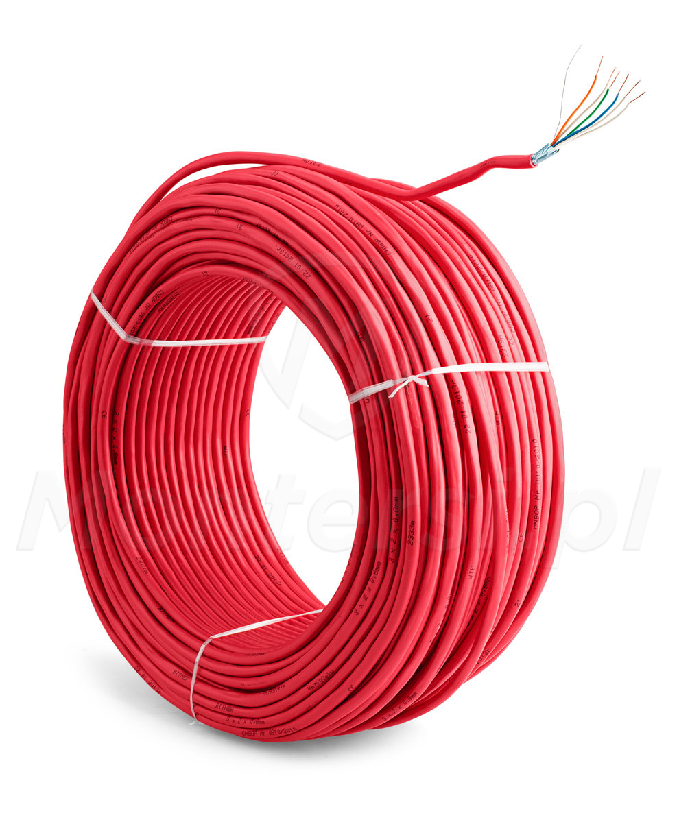 YnTKSYekw 4x2x0.8mm - Przewód PPOŻ, uniepalnione PVC (100 m) YnTKSYekw 4x2x0.8mm - Przewód PPOŻ, uniepalnione PVC (100 m)