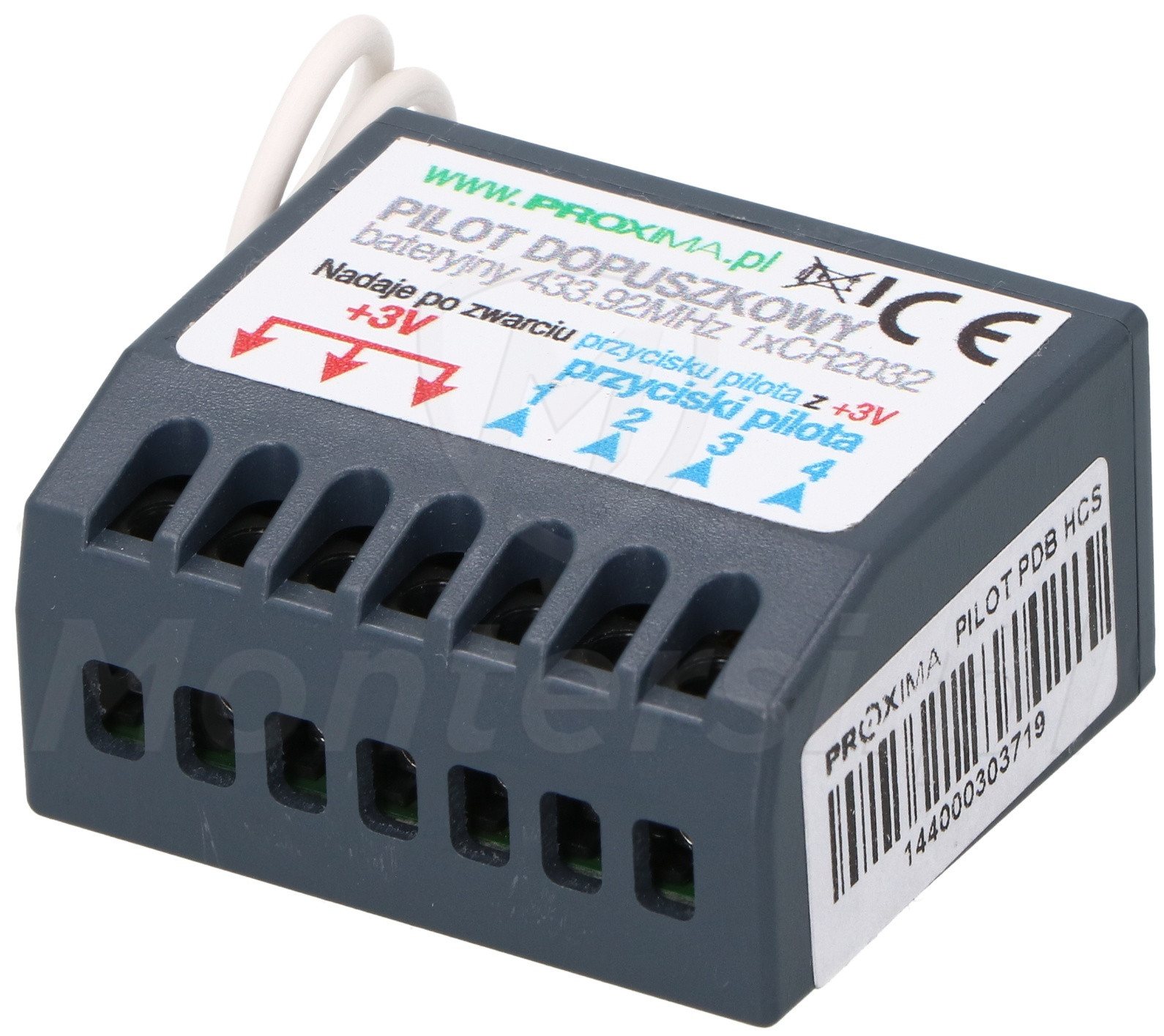 PDB - 4-kanałowy pilot przekaźnikowy - FLOOR