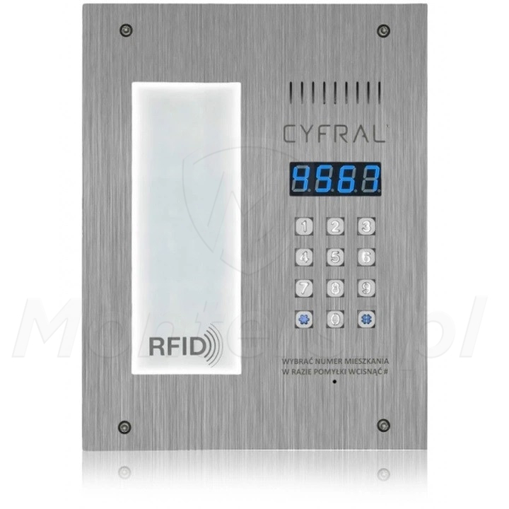 PC-3000RL - Cyfrowy panel bramowy, RFID