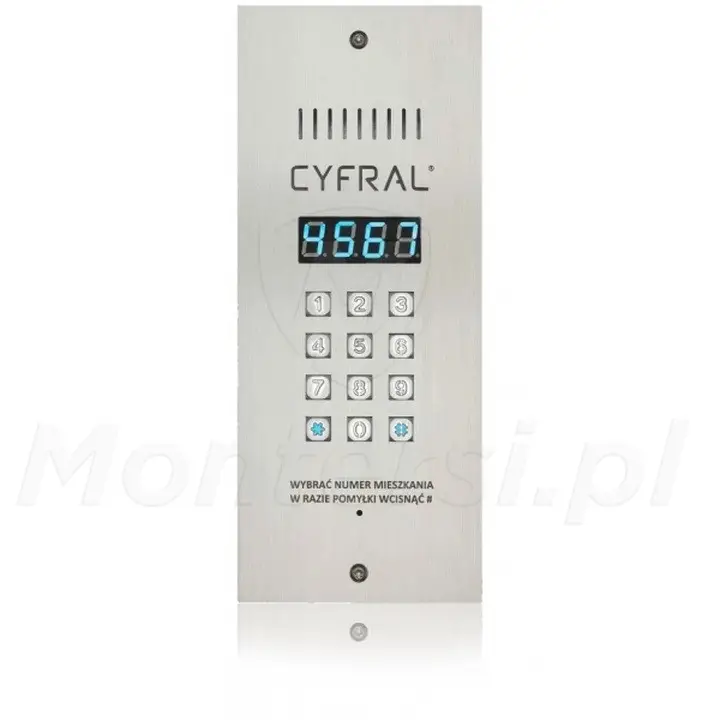 PC-3000RE - Cyfrowy panel bramowy, RFID