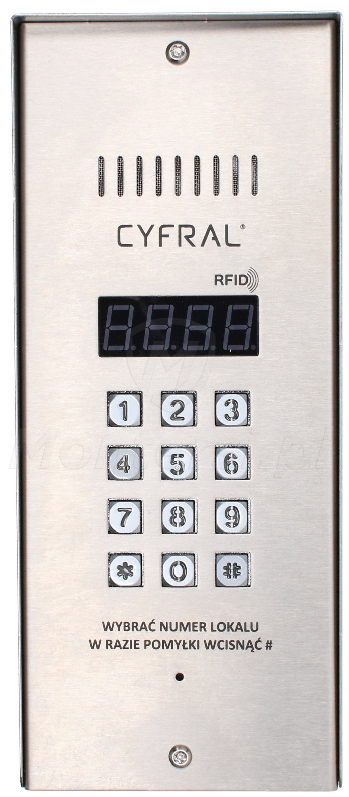PC-3000R - Cyfrowy panel bramowy