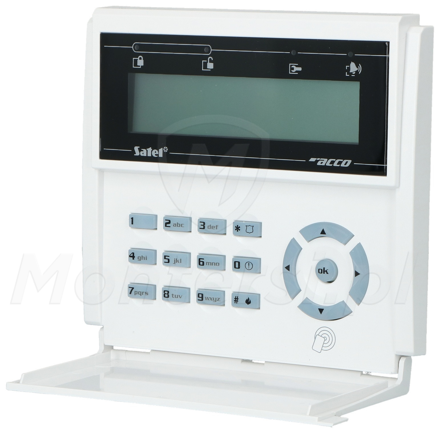 ACCO-KLCDR-W - Manipulator z czytnikiem zbliżeniowym Unique 125 kHz