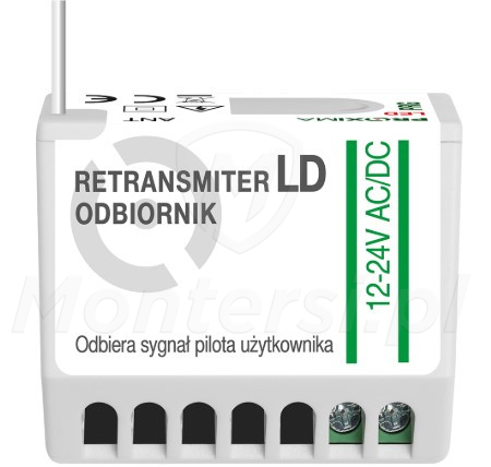 Odbiornik retransmitera zasięgu pilotów LD SPLIT (12-24V) - Proxima Odbiornik retransmitera zasięgu pilotów LD SPLIT (12-24V) - Proxima