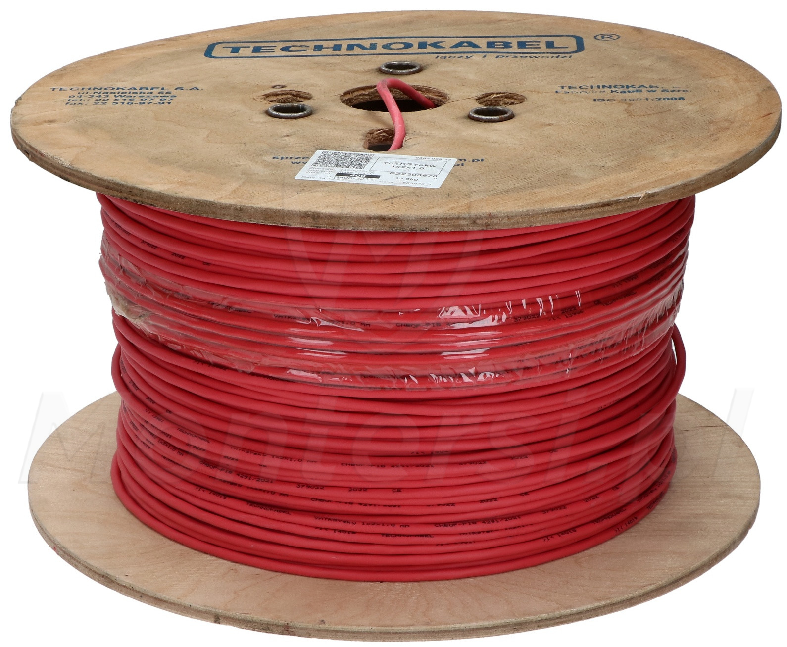 YnTKSYekw 1x2x1,0mm - Kabel przeciwpożarowy w ekranie (100 m)