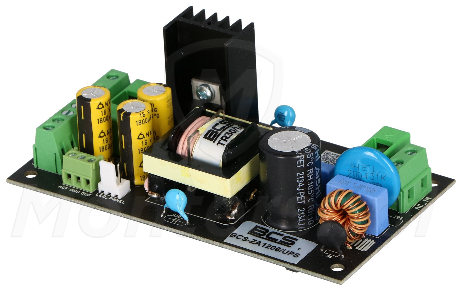 BCS-ZA1206/UPS - Zasilacz buforowy 12V/6A