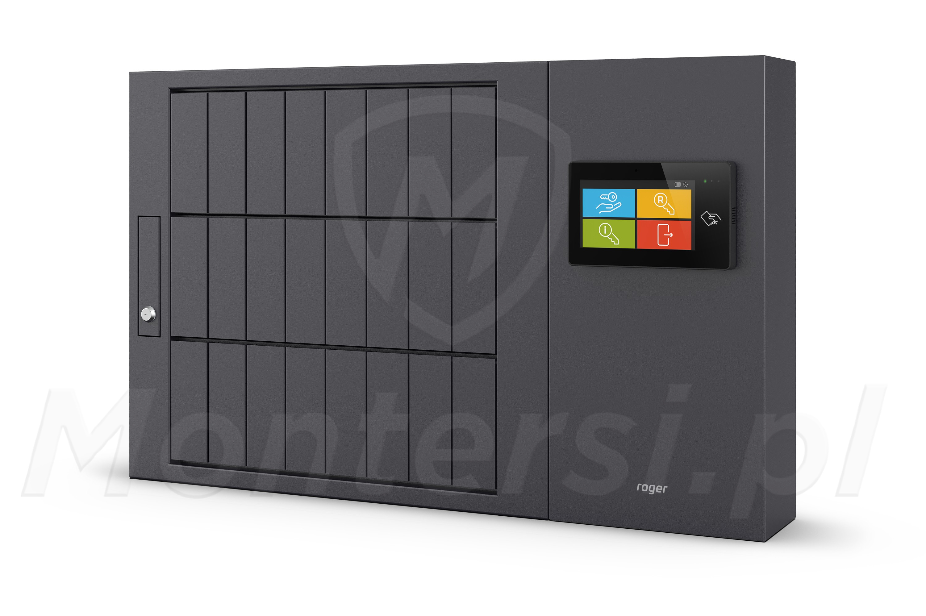 RKD24CT - Elektroniczny depozytor kluczy, 24 niezależne skrytki, LCD