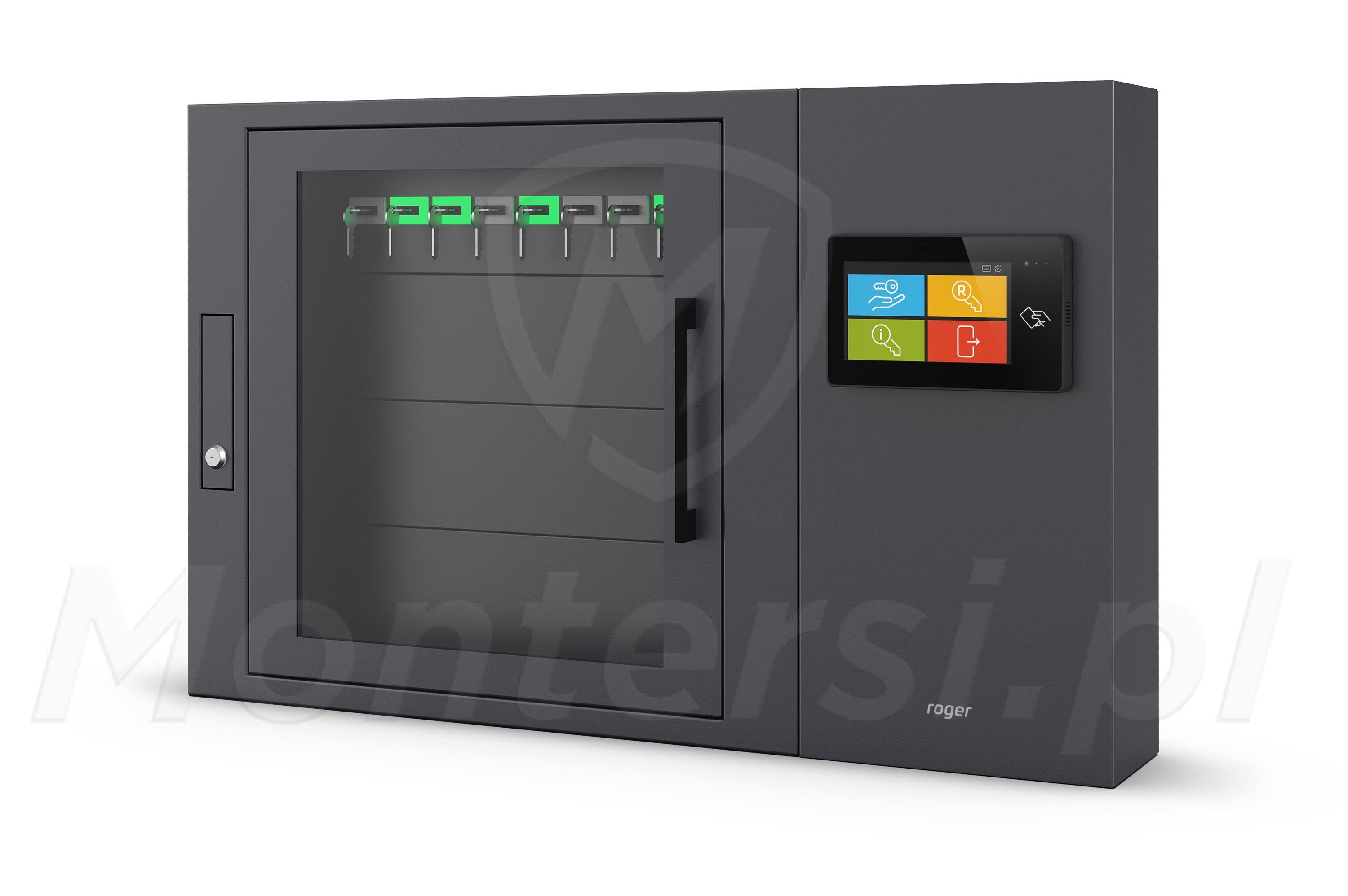 RKD32-8 - Elektroniczny depozytor kluczy, 8 kluczy, LCD