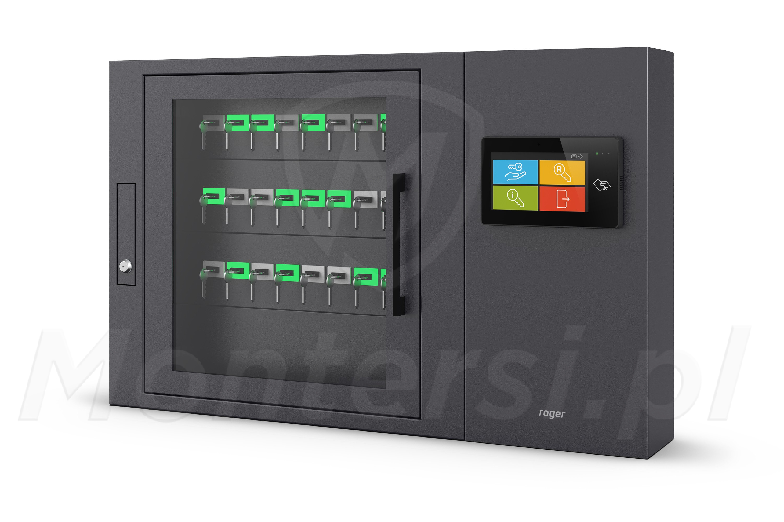 RKD32-24 - Elektroniczny depozytor kluczy, 24 klucze, LCD