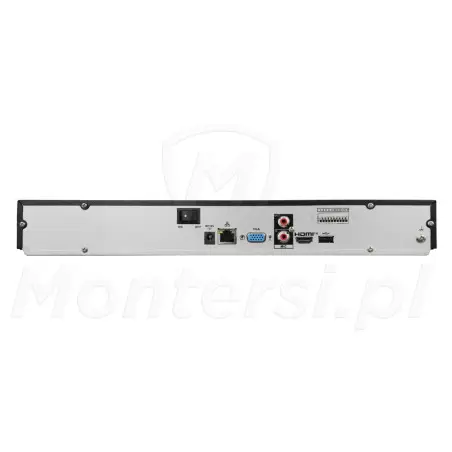 Tył rejestratora IP BCS-L-NVR1602-A-4KE(2L)