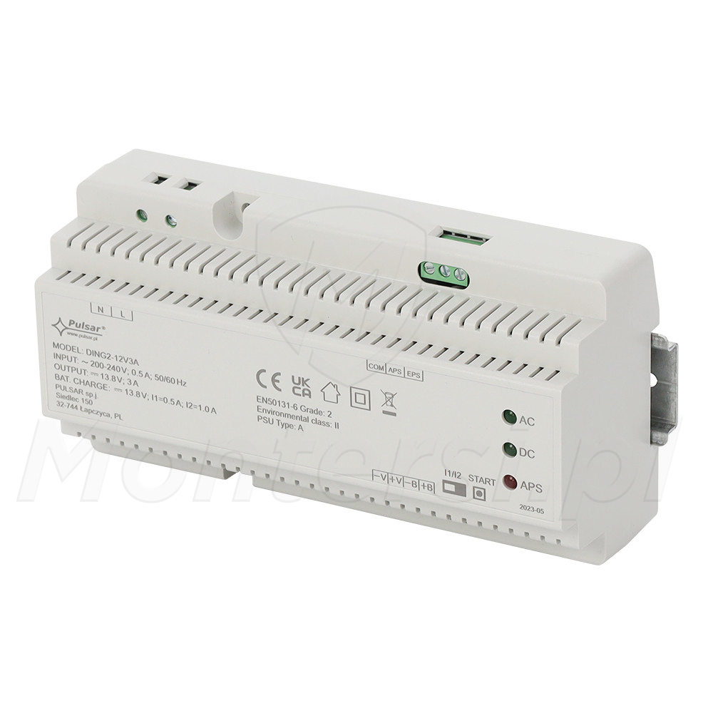 DING2-24V3A - Zasilacz buforowy 24V/3A