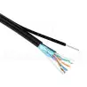 Przewód F/UTP kat. 5e, zewnętrzny, ekranowany, linka nośna