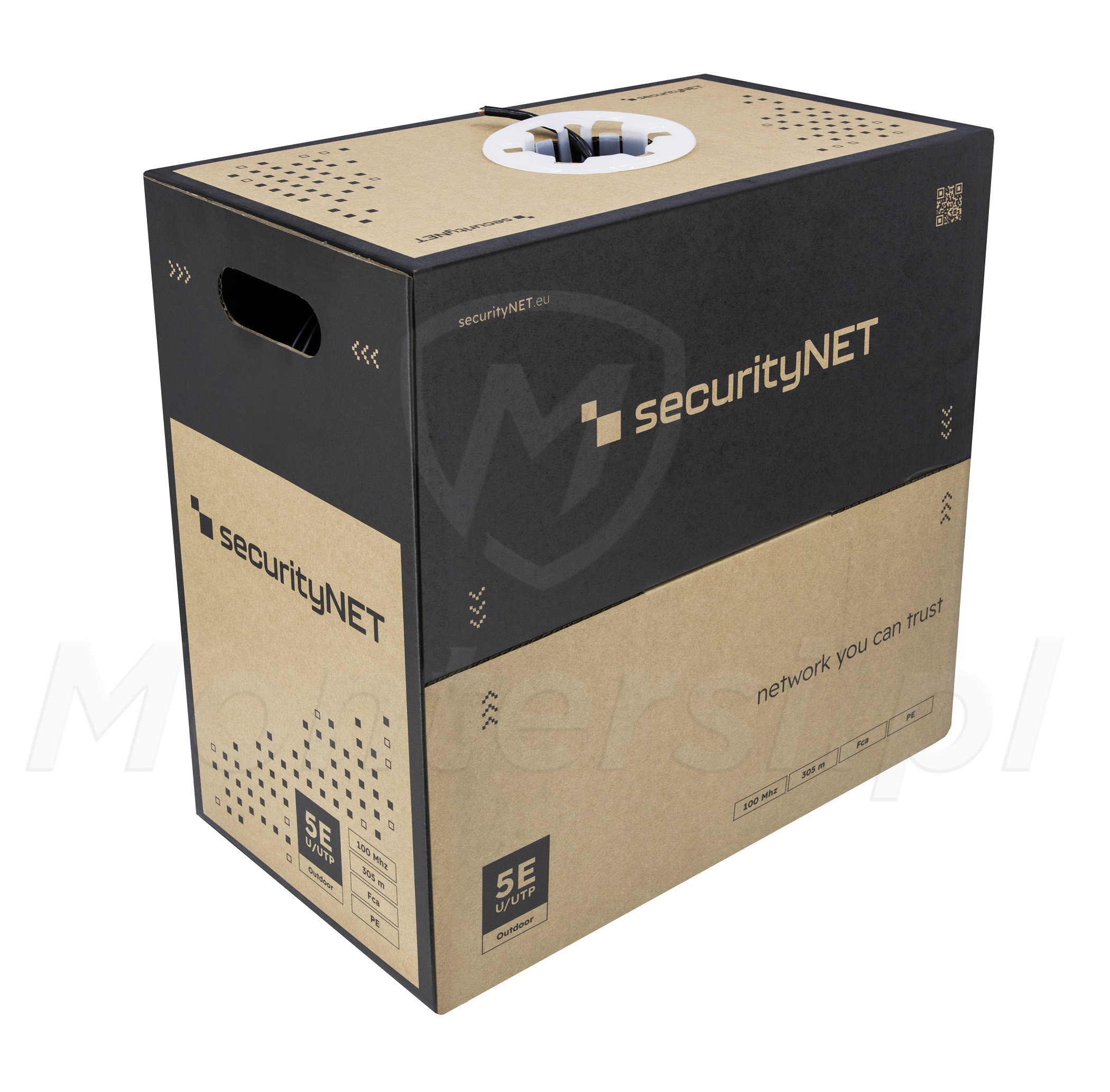 Przewód U/UTP kat. 5e, zewnętrzny, żelowany (305m) Przewód U/UTP kat. 5e, zewnętrzny, żelowany (305m)