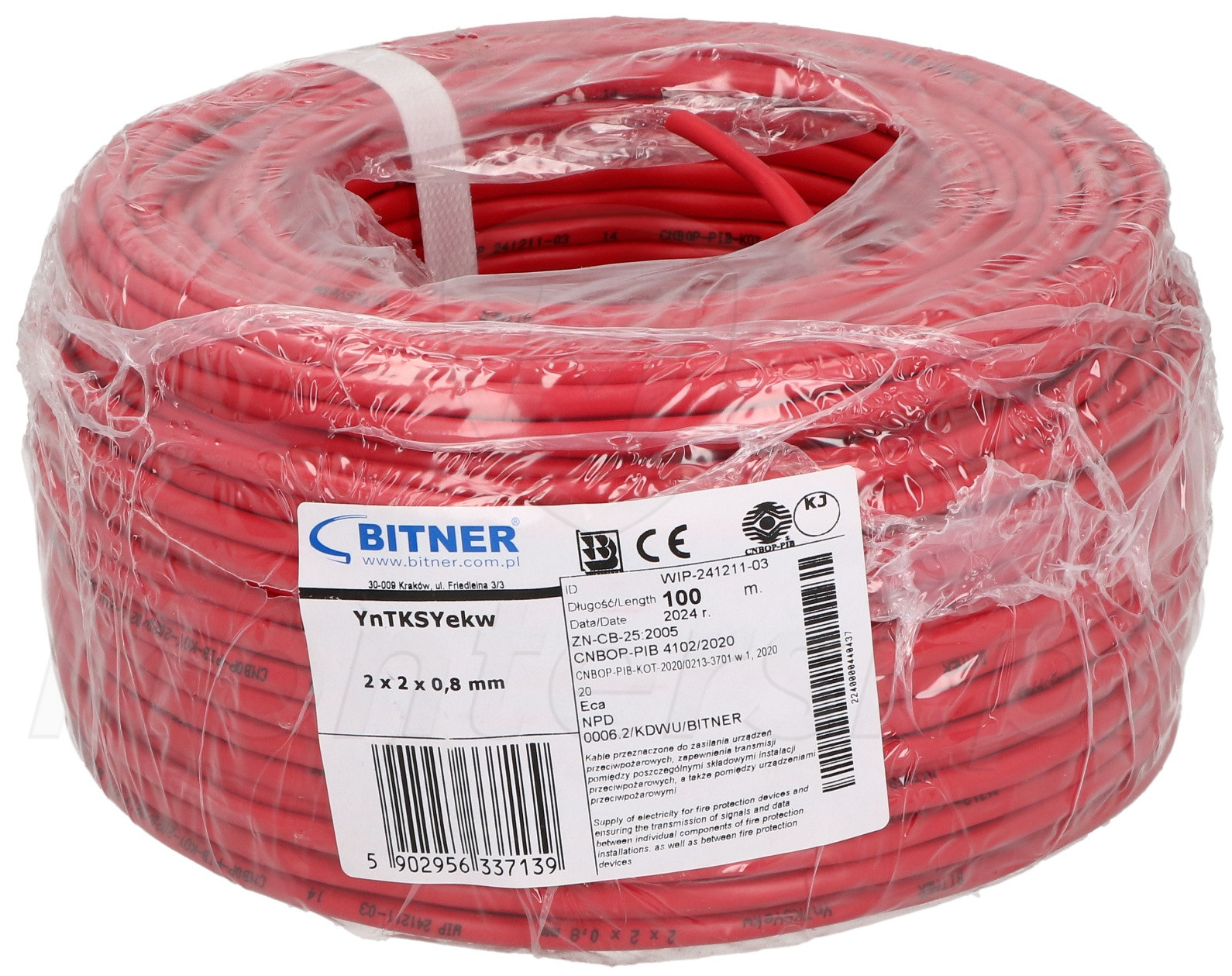 Kabel YnTKSYekw 2x2x0,8mm