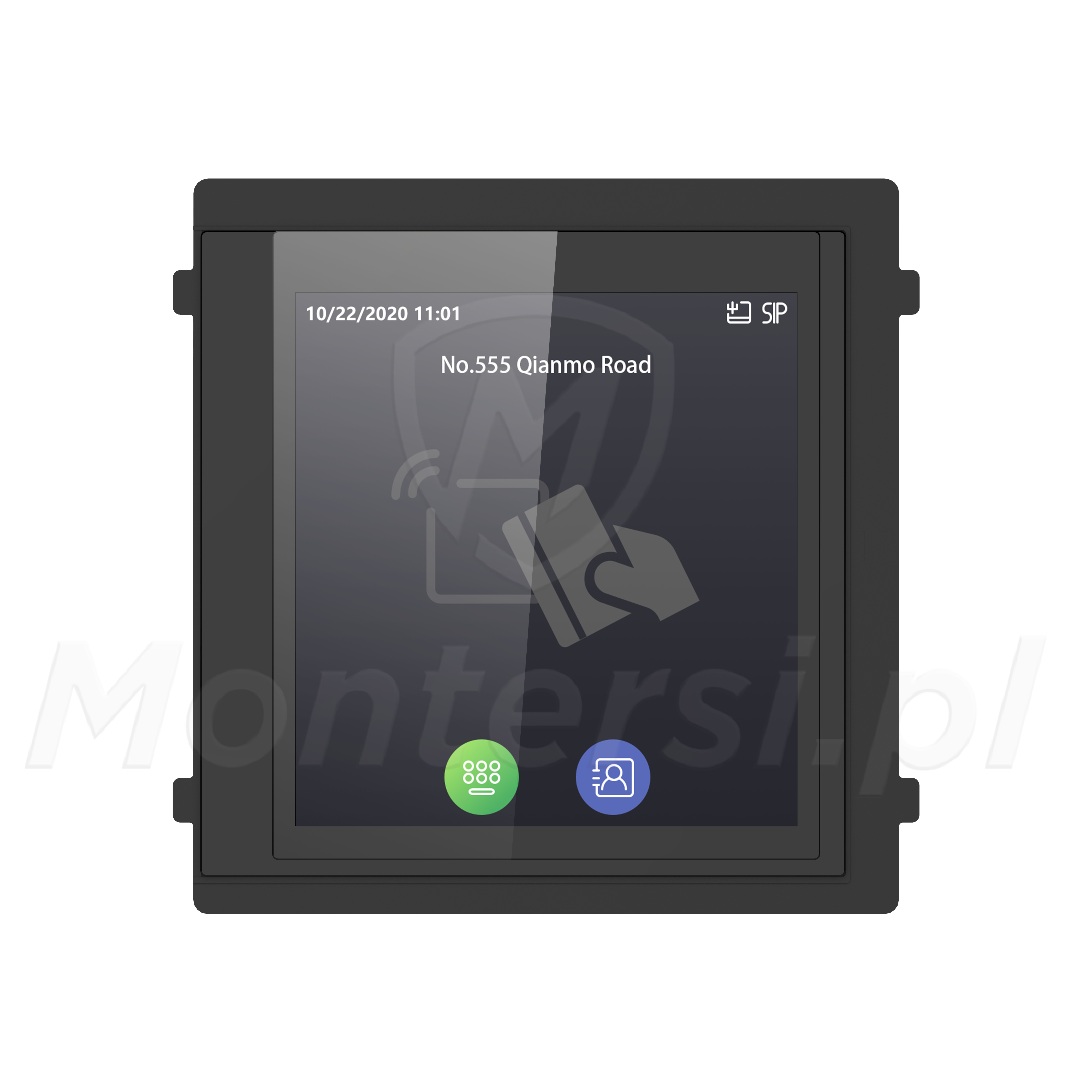 DS-KD-TDE - Moduł wyświetlacza z czytnikiem i klawiaturą DS-KD-TDE - Moduł wyświetlacza z czytnikiem i klawiaturą