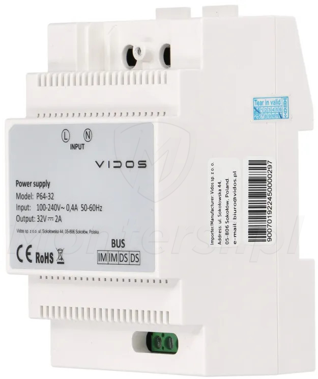 P64-32 Zasilacz Vidos