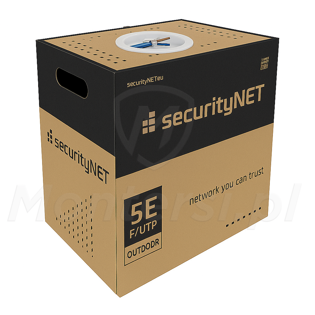 Przewód F/UTP kat. 5e, zewnętrzny (305m) Przewód F/UTP kat. 5e, zewnętrzny (305m)