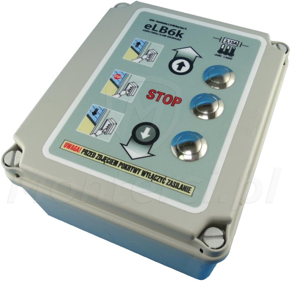 eLB6Hk - Sterownik bram garażowych do 700 W