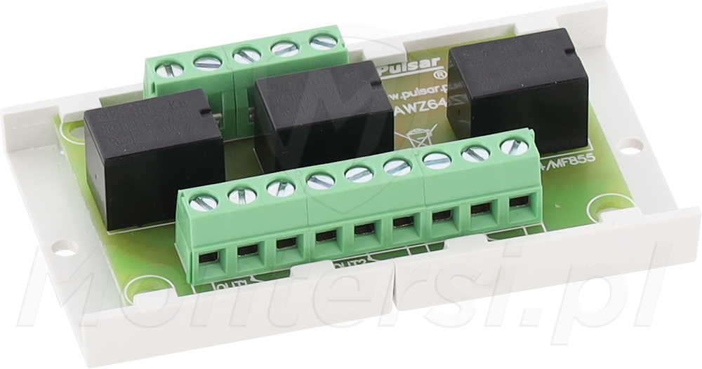 AWZ642 - moduł przekaźnikowy wyjść technicznych AWZ642 - moduł przekaźnikowy wyjść technicznych