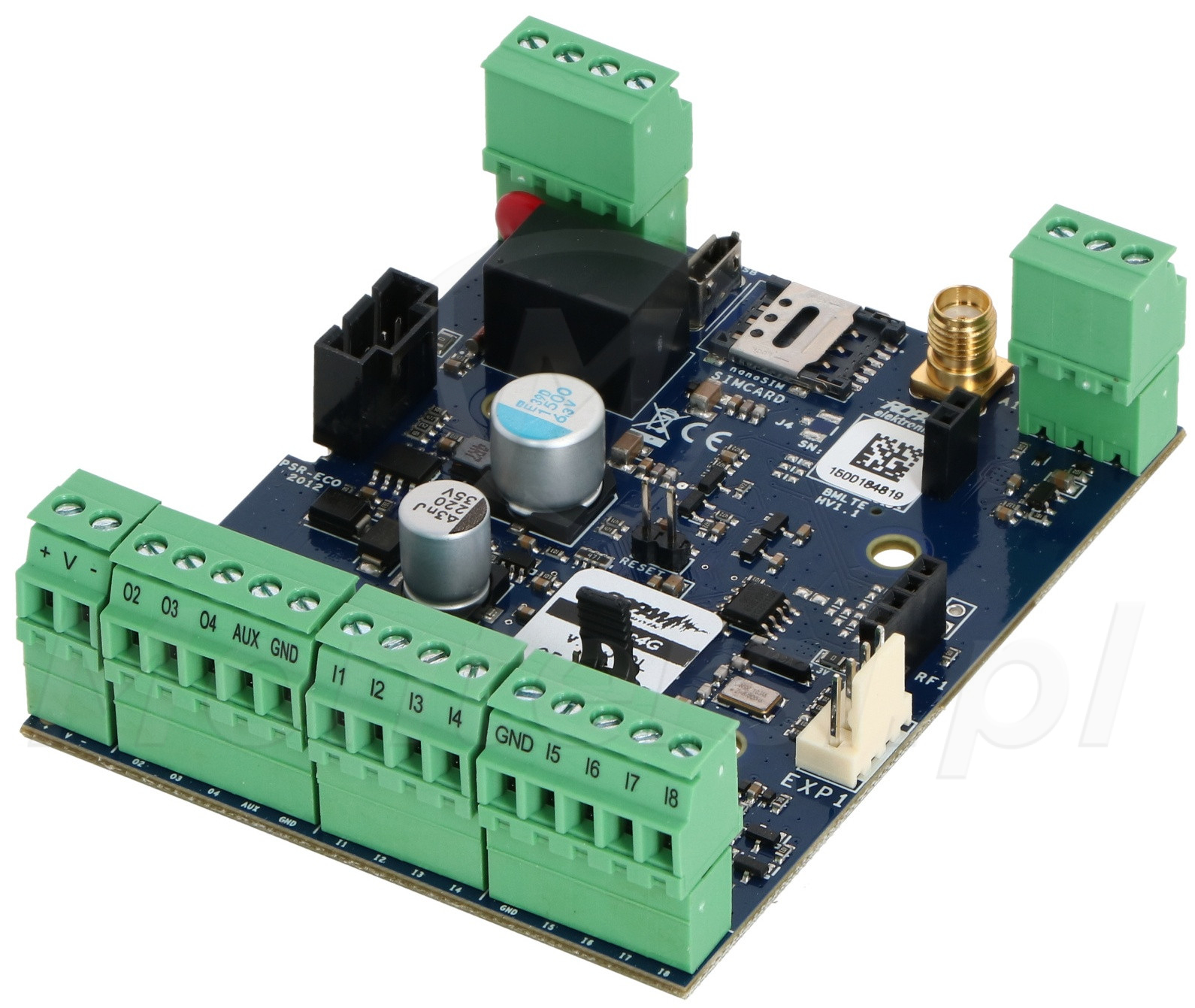 Basic4G - Moduł powiadomienia i sterowania GSM Basic4G - Moduł powiadomienia i sterowania GSM