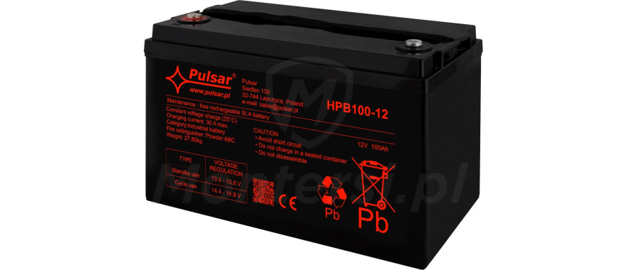 Akumulator bezobsługowy HPB100-12