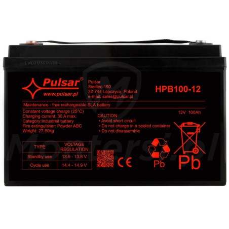 Front akumulatora HPB100-12
