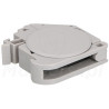 SXKJ-DIN-GY - Moduł na szynę DIN na 1 x RJ45 keystone Solarix SXKJ-DIN-GY - Moduł na szynę DIN na 1 x RJ45 keystone Solarix