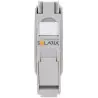SXKJ-DIN-GY - Moduł na szynę DIN na 1 x RJ45 keystone Solarix