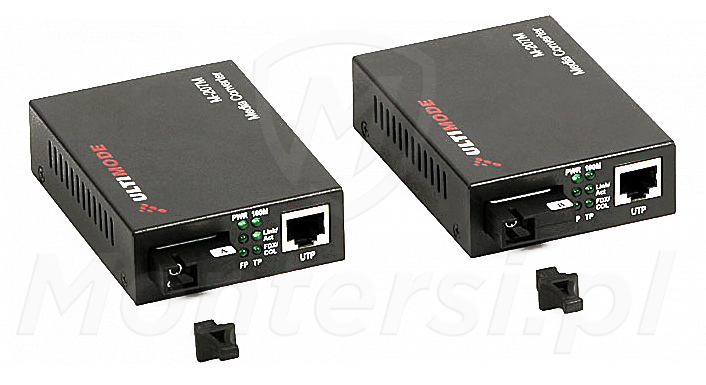 M-207M - Media konwerter UTP - jednomodowy
