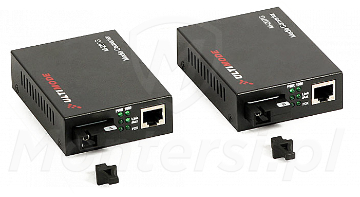 M-207G - Media konwerter UTP - jednomodowy