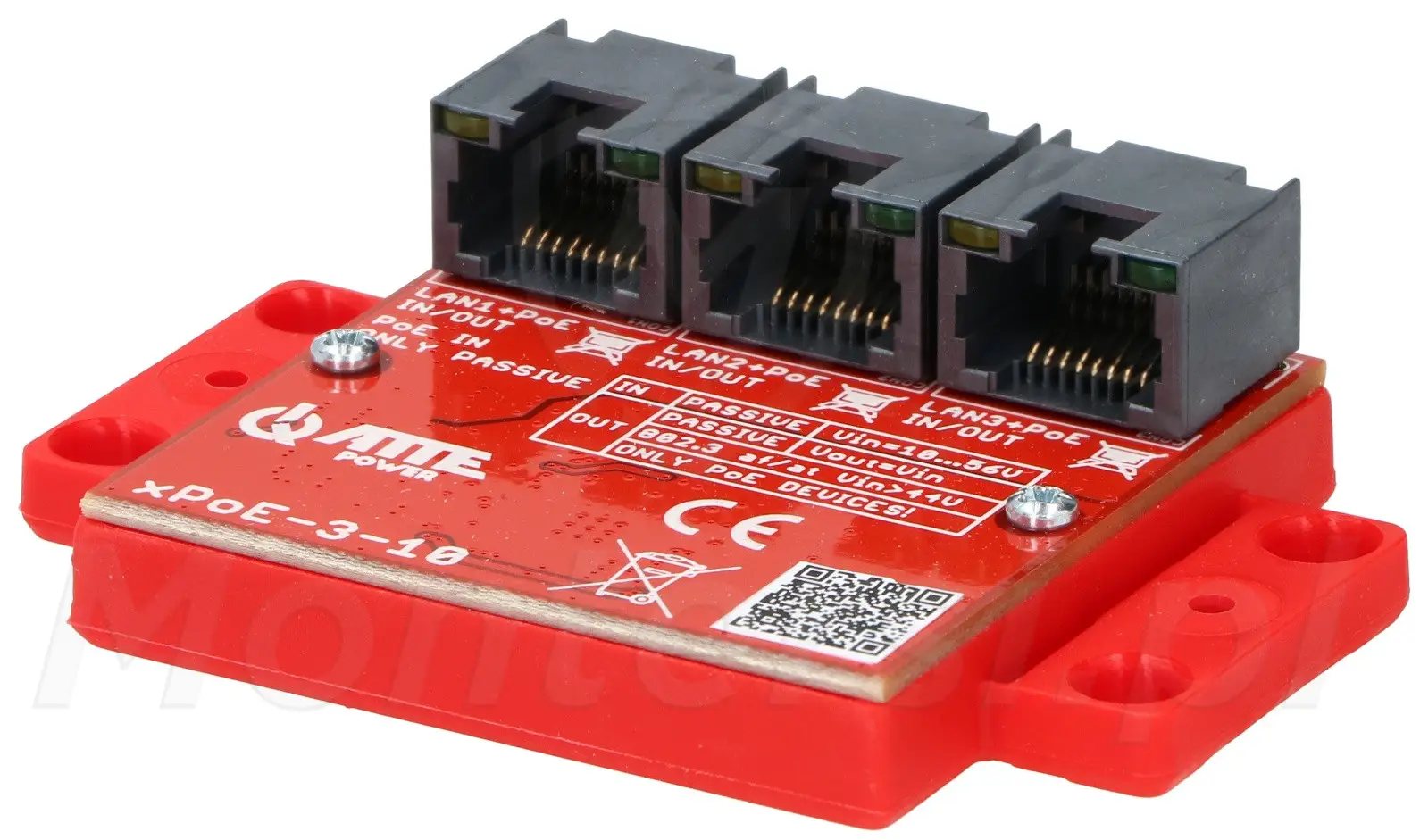 xPoE-3-10 - 3-portowy switch PoE