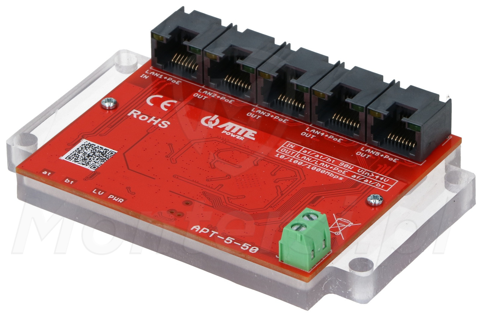 APT-5-50 - Niezarządzalny switch PoE 10/100/1000 Mb/s