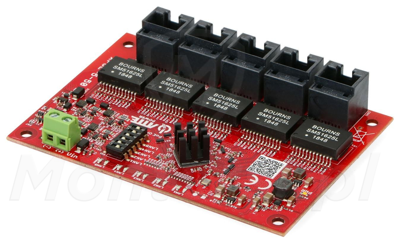 xPoE-5-50-OF - 5-portowy switch PoE, 1000 Mb/s, ATTE