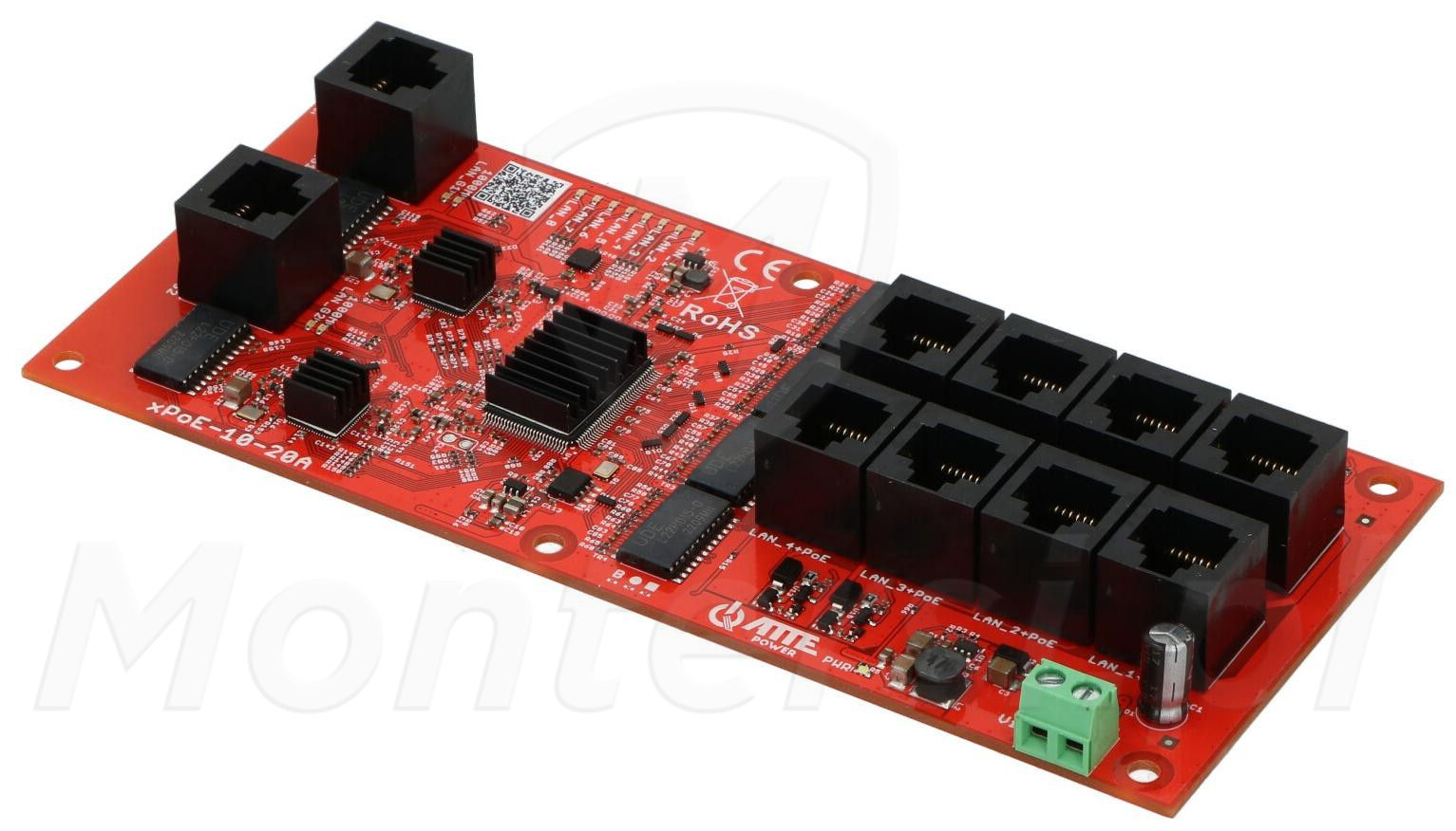 xPoE-10-20A-OF - Niezarządzalny switch 8x PoE 802.3at/af, PASSIVE + 2x UPLINK xPoE-10-20A-OF - Niezarządzalny switch 8x PoE 802.3at/af, PASSIVE + 2x UPLINK