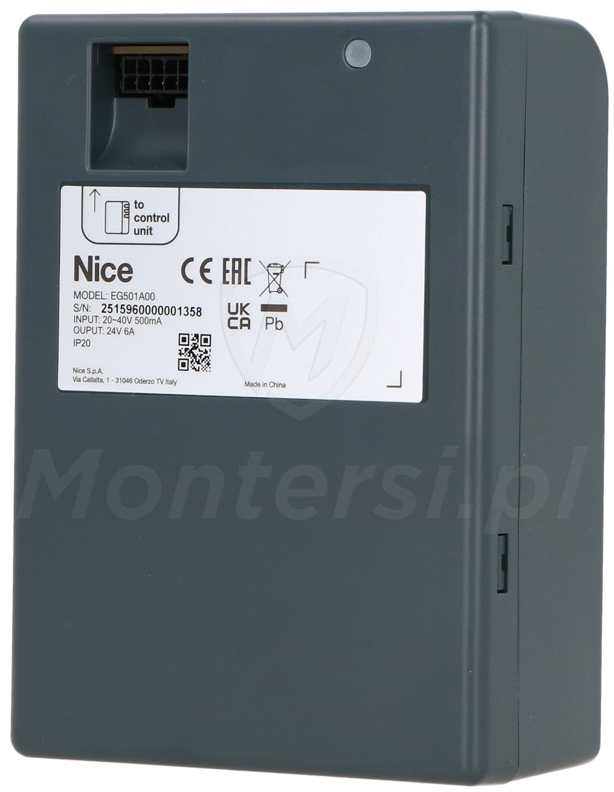 PSS124 - Moduł zasilania awaryjnego 24V/1.2Ah PSS124 - Moduł zasilania awaryjnego 24V/1.2Ah