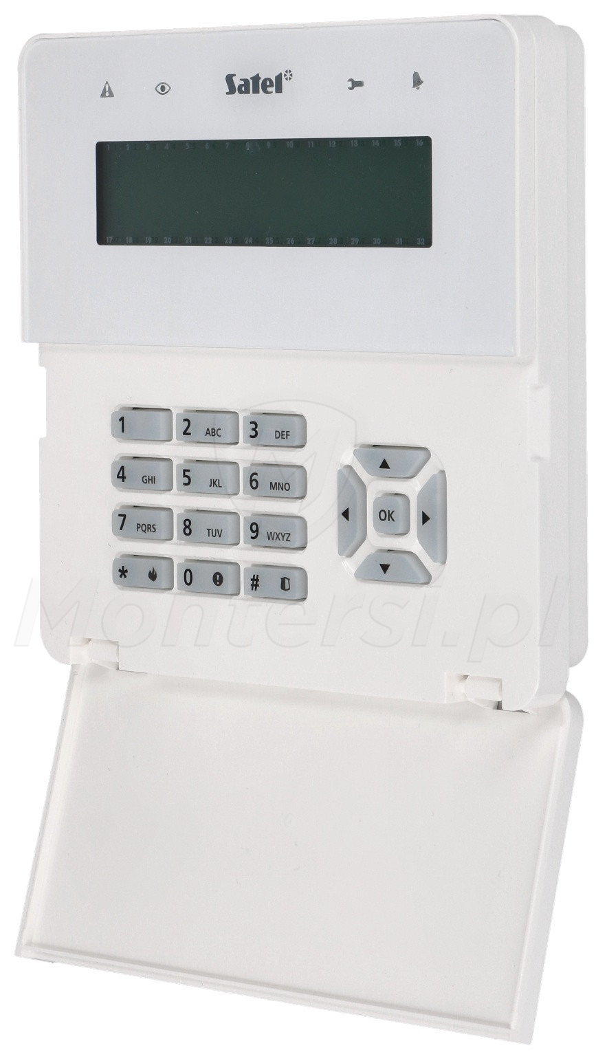 INT-KLFR-W - Manipulator LCD z czytnikiem kart