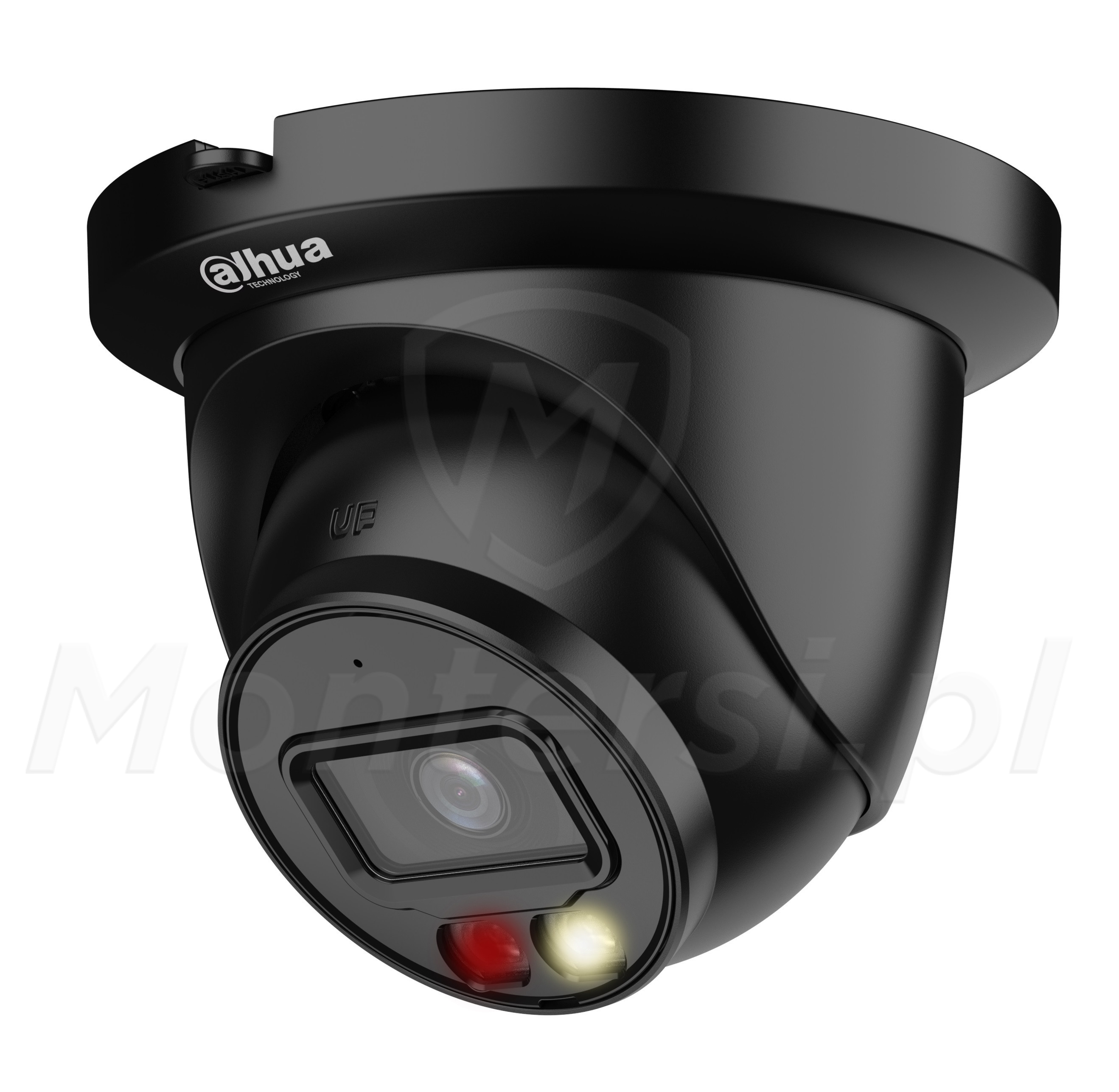 DH-IPC-HDW2849TM-S-IL-0280B-BLACK - Kopułkowa kamera IP 8 Mpx, Dual Light + Full Color, WDR