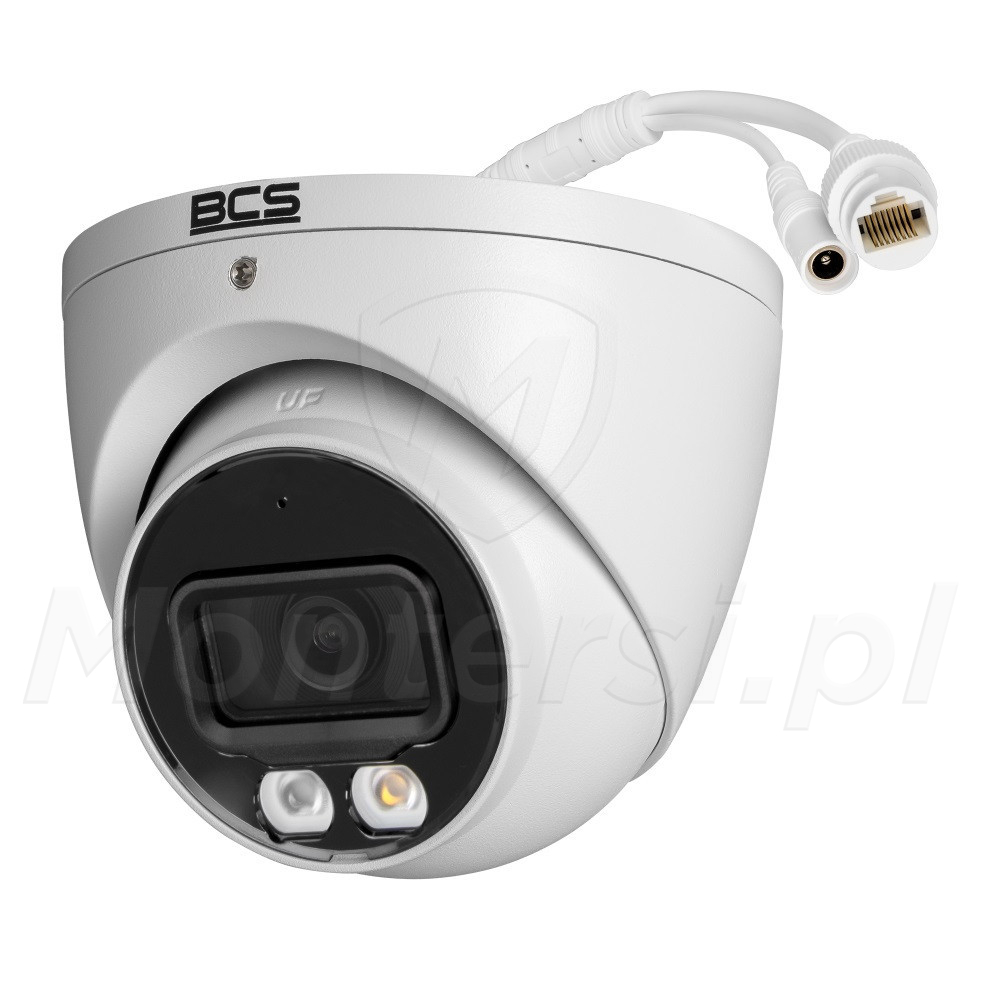 BCS-L-EIP18FCR3L3-AI1 - Kopułkowa kamera IP 8 Mpx, NightColor, IR + LED, WDR