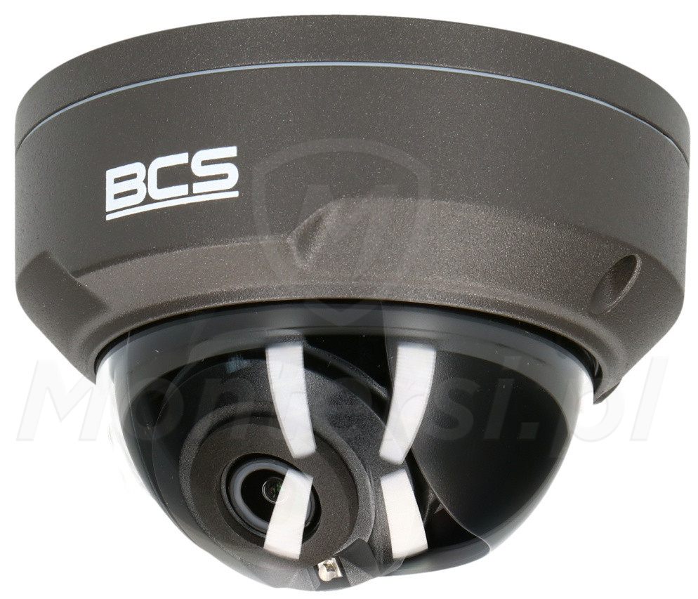 BCS-P-DIP25FSR3-Ai1-G - Kopułkowa kamera IP 5Mpx, WDR, H.265, SD, IK10