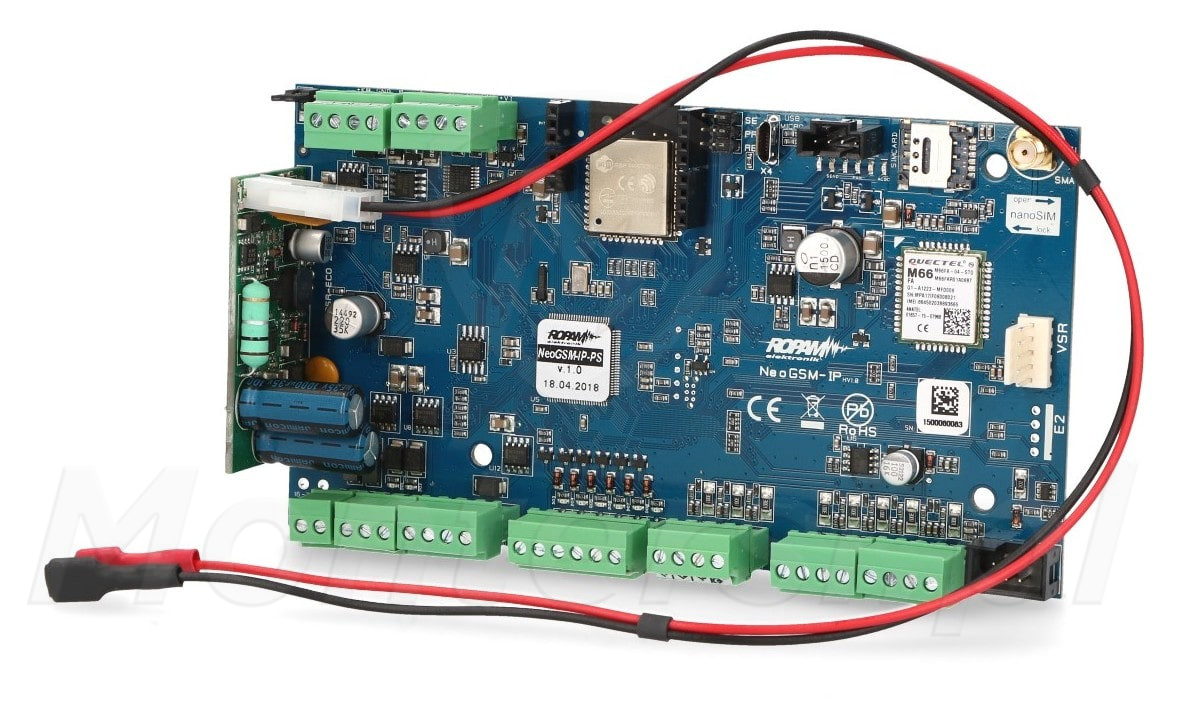 NeoGSM-IP-PS - Centrala alarmowa w modułem Wi-Fi / GSM, zasilacz NeoGSM-IP-PS - Centrala alarmowa w modułem Wi-Fi / GSM, zasilacz