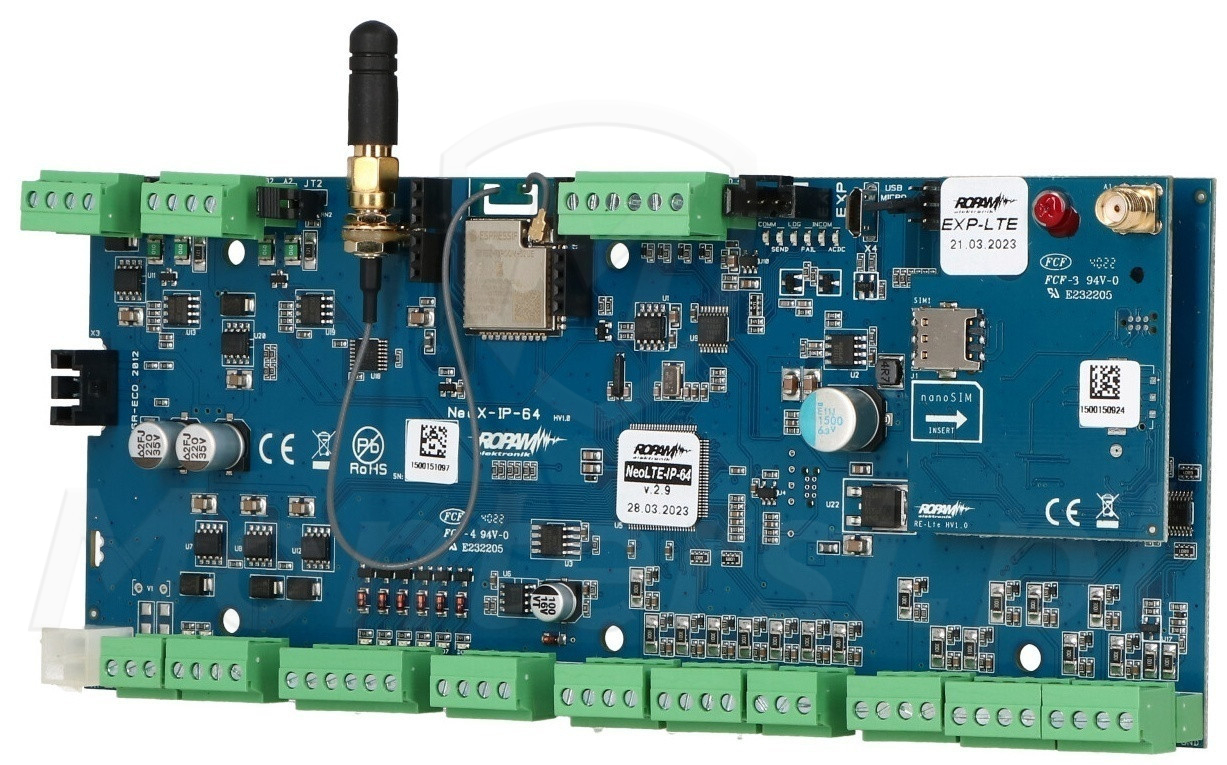 NeoLTE-IP-64 - Centrala alarmowa z modułem Wi-Fi / LTE