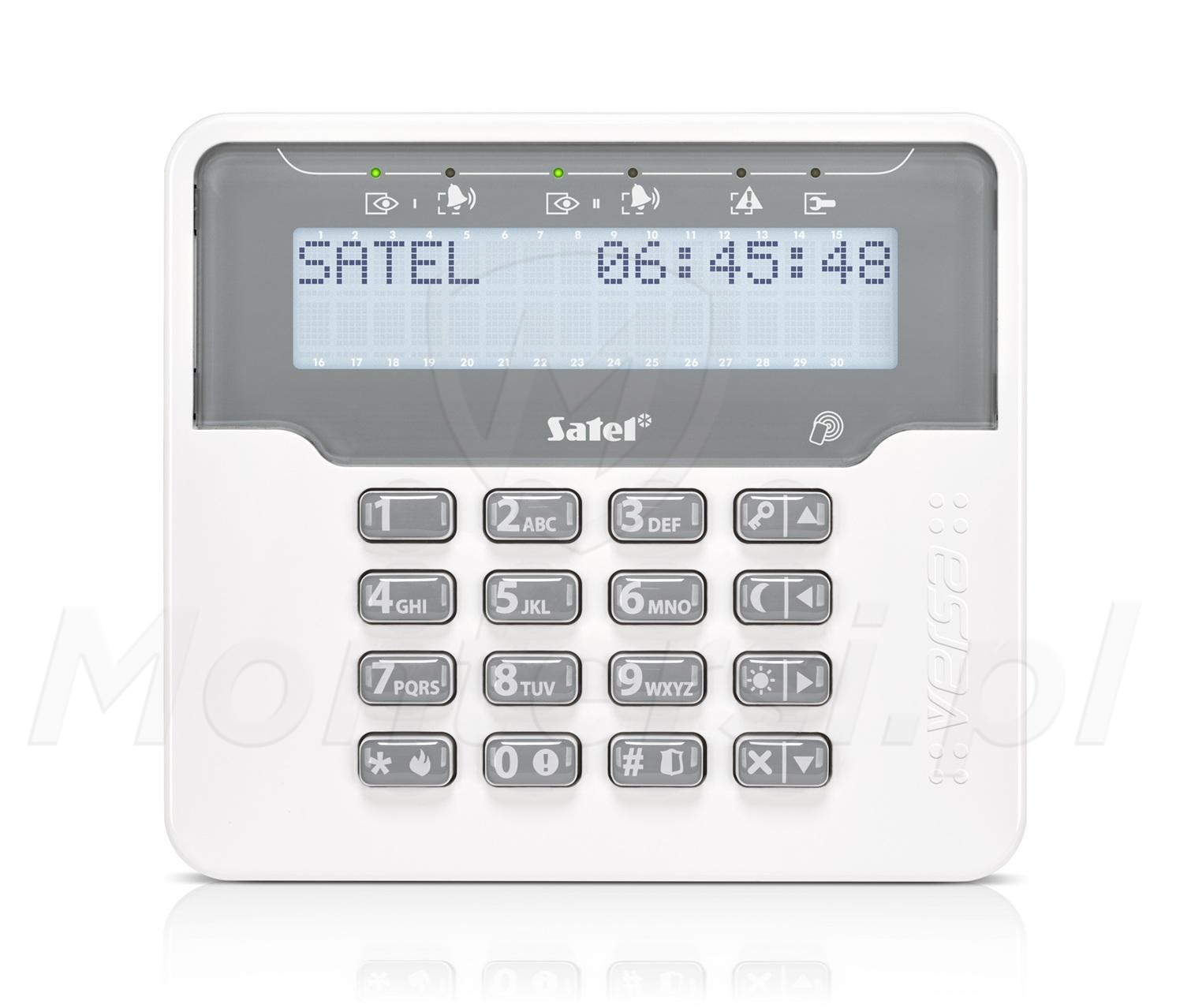 VERSA-LCDR-WH - Manipulator LCD, czytnik UNIQUE