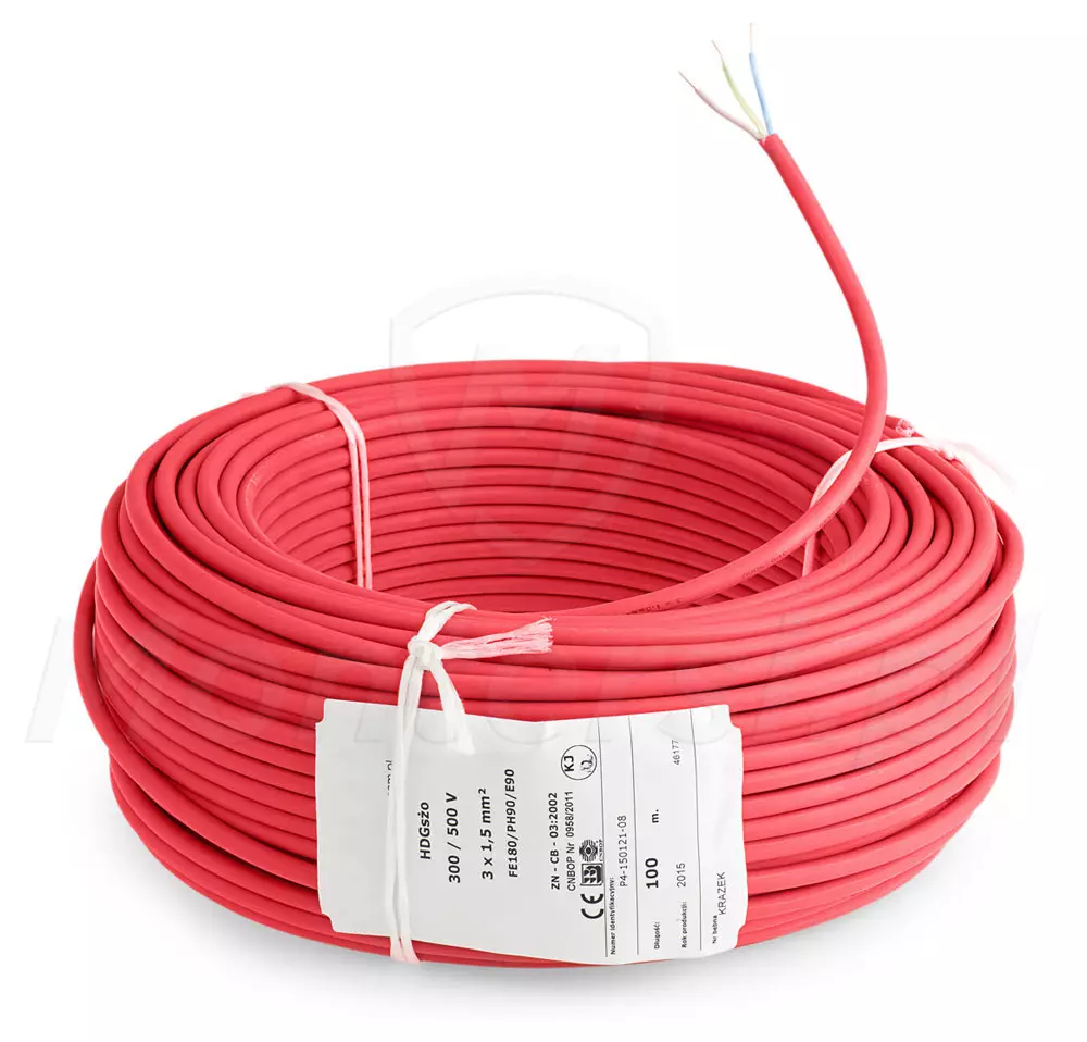 HDGS(żo) 3x1.5 - Przewód PPOŻ PH90/FE180 (100m)