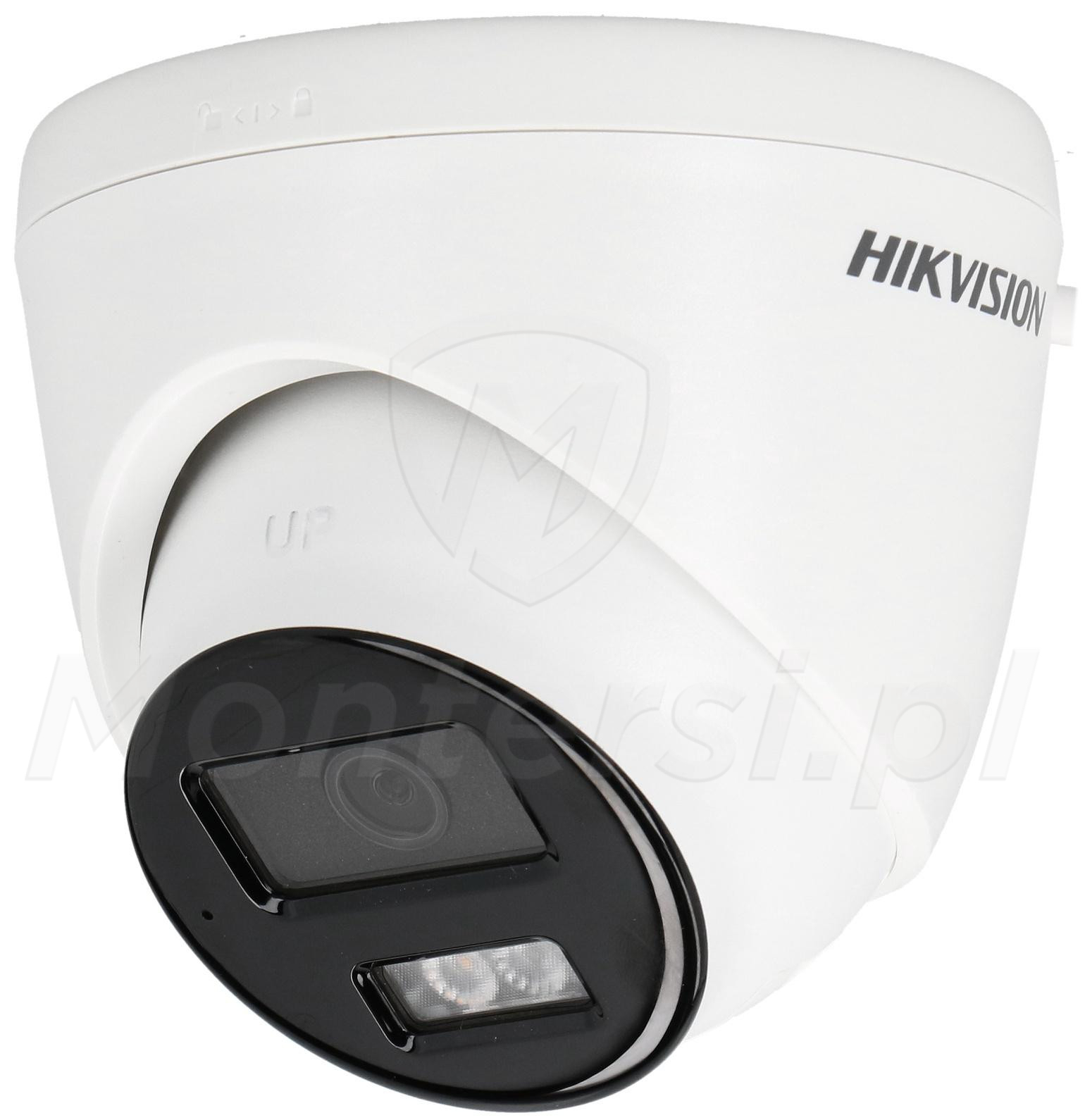 DS-2CD1343G2-LIUF/SL(2.8mm) - Kopułkowa kamera IP, 4Mpx, IR+LED