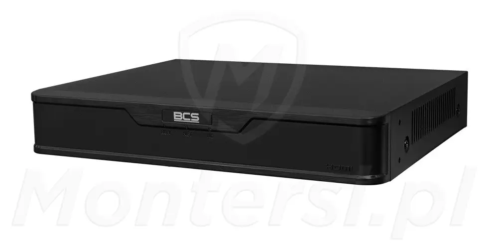 BCS-P-NVR0401-4K-4P(3) - 4-kanałowy rejestrator IP PoE, 4K, 80 Mb/s, H.265