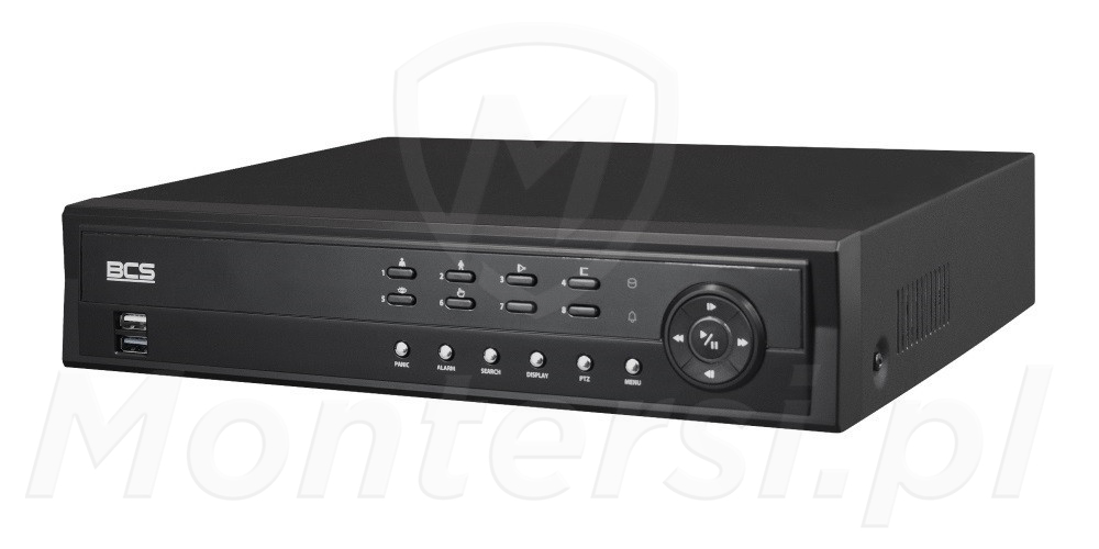 BCS-U-NVR0802-A-4K-8P(6TB) - 8-kanałowy rejestrator IP BCS-U-NVR0802-A-4K-8P(6TB) - 8-kanałowy rejestrator IP