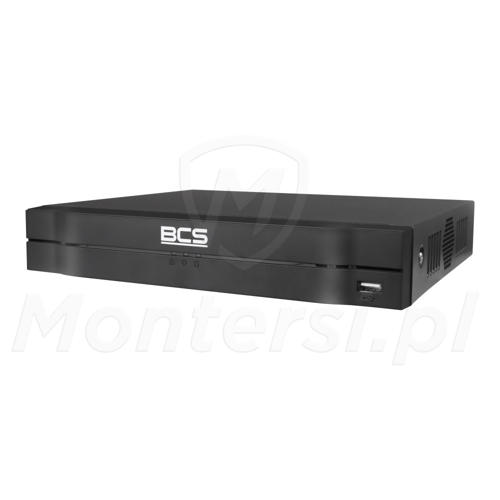 BCS-L-NVR0801-4KE(2L) - 8-kanałowy rejestrator IP, 12Mpx, 80Mb/s