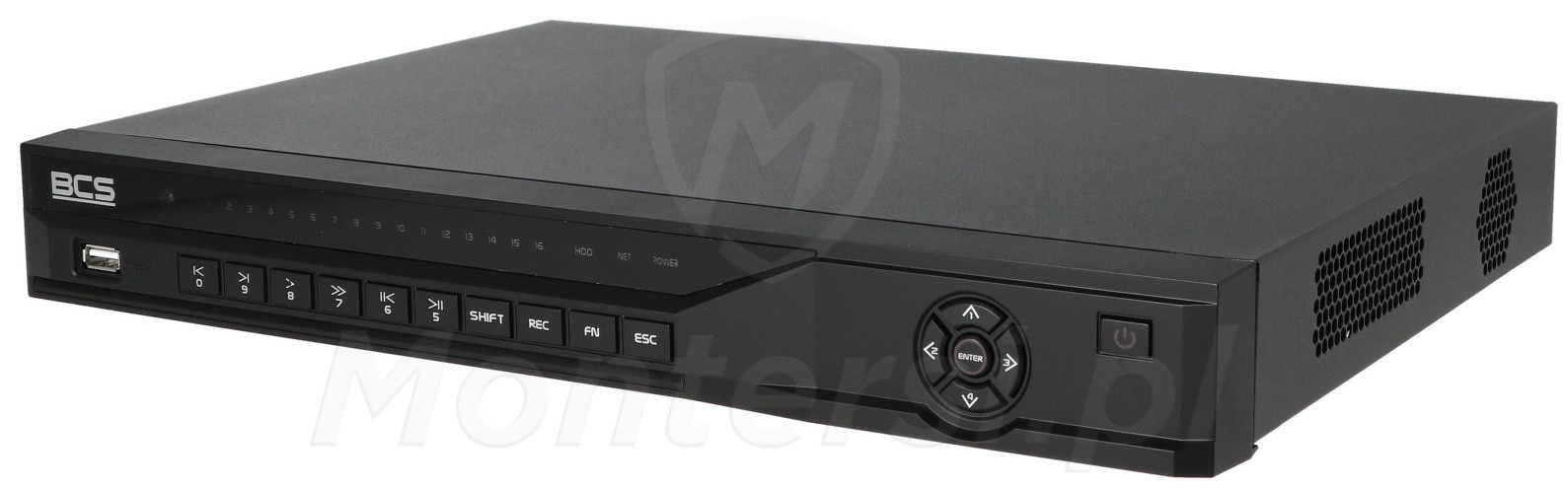 BCS-L-NVR0802-A-4K - 8-kanałowy rejestrator IP, 32 Mpx, 384 Mb/s, ARTR, PoS