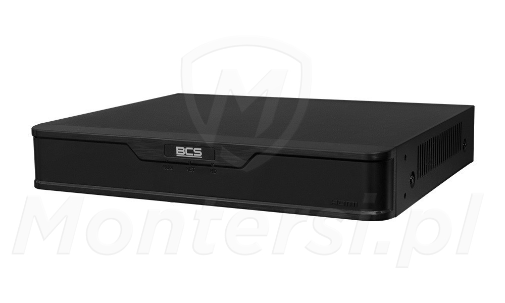 BCS-P-NVR0801-4K-8P(3) - 8-kanałowy rejestrator IP PoE, 4K, 80 Mb/s, H.265